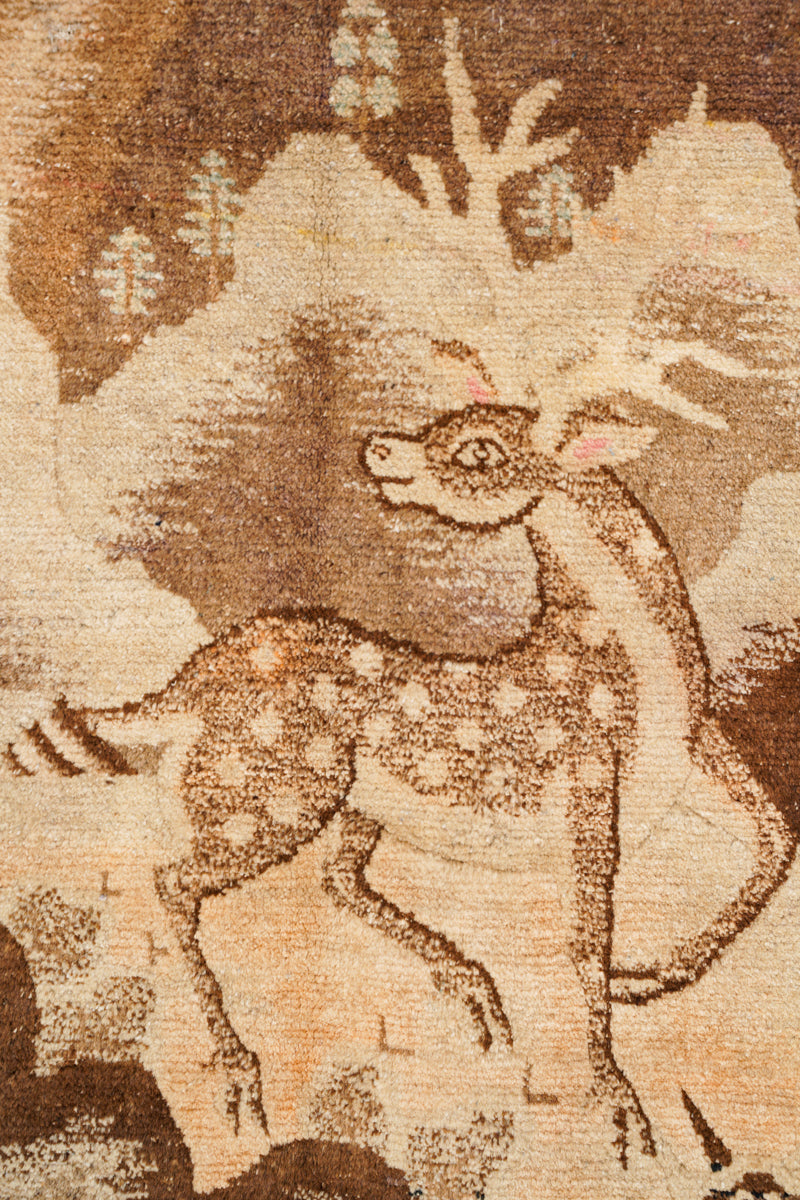 Antique Pao Tao Mongolian Rug 5'4" x 3'