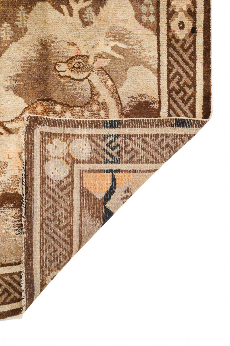 Antique Pao Tao Mongolian Rug 5'4" x 3'