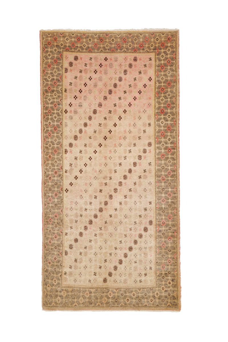 Antique Khotan Rug 7'8" x 4'
