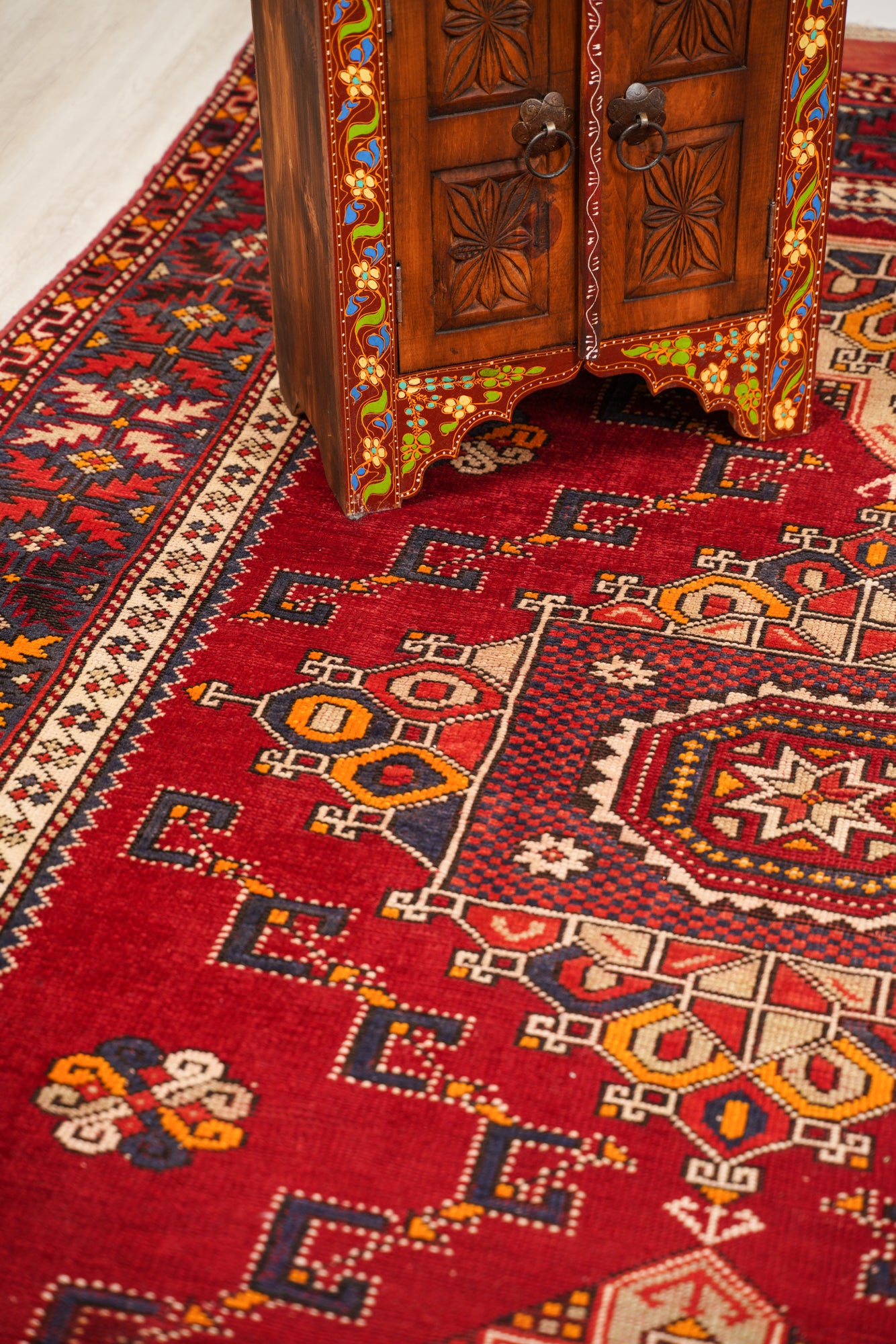 Vintage Anatolian Rug 8'7" x 6'