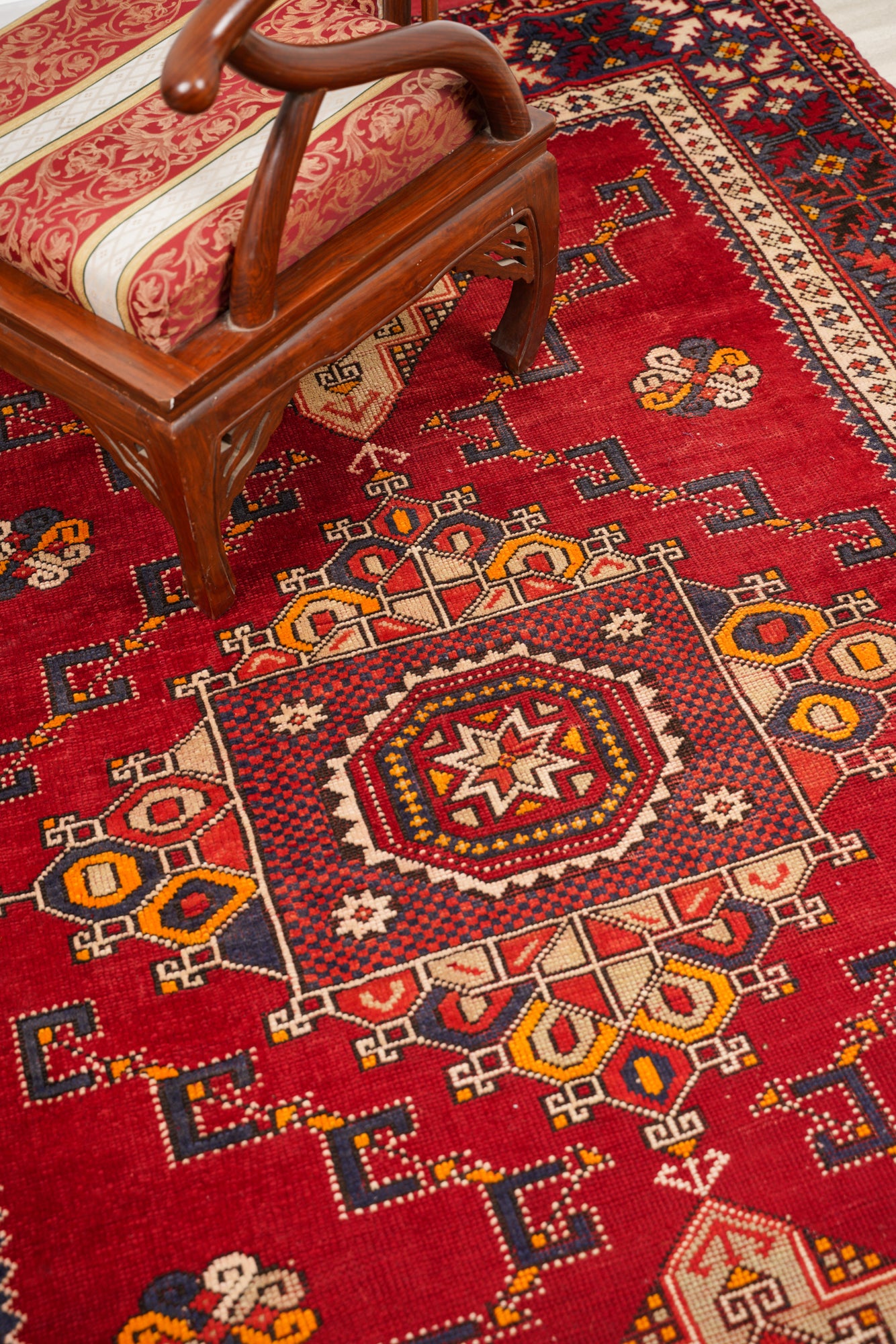 Vintage Anatolian Rug 8'7" x 6'