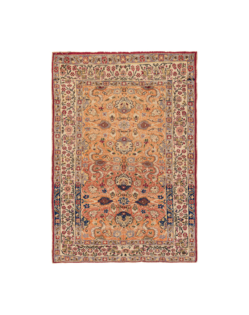 Vintage Anatolian rug 4'4" X 3'