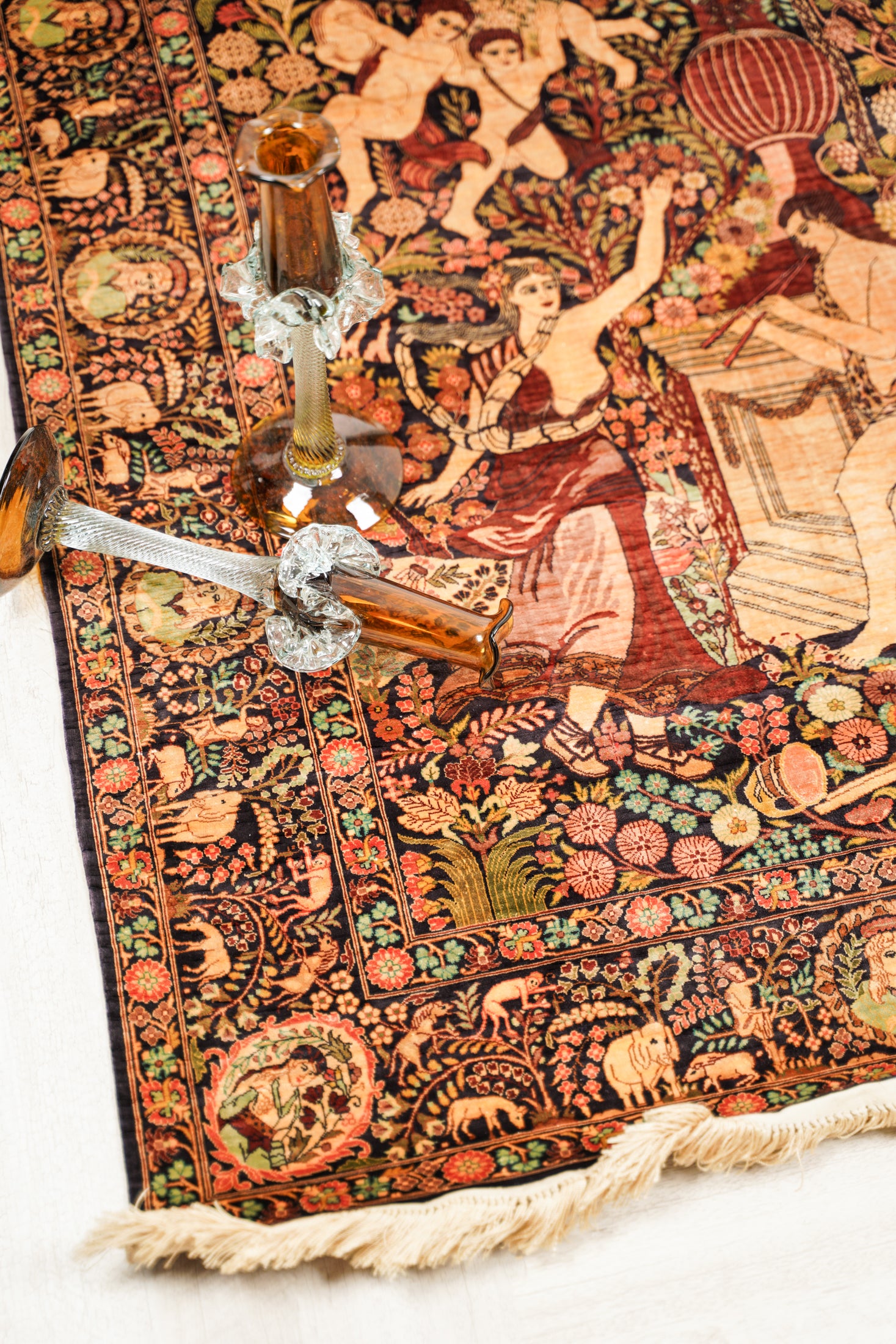 Raphael Silk Pictorial Rug 4' x 2'6"