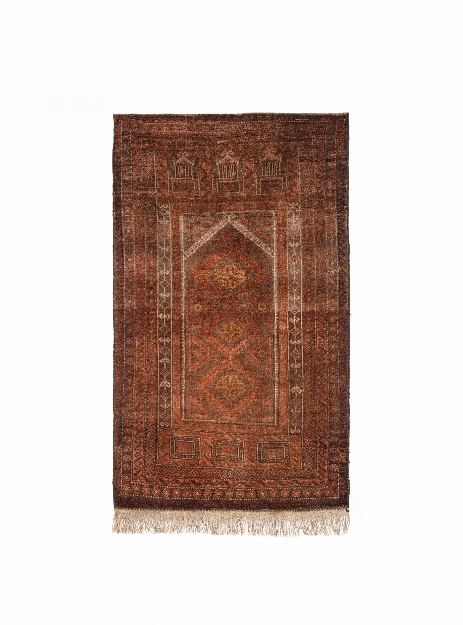 Vintage Baloch Rug 4'7" x 2'10"