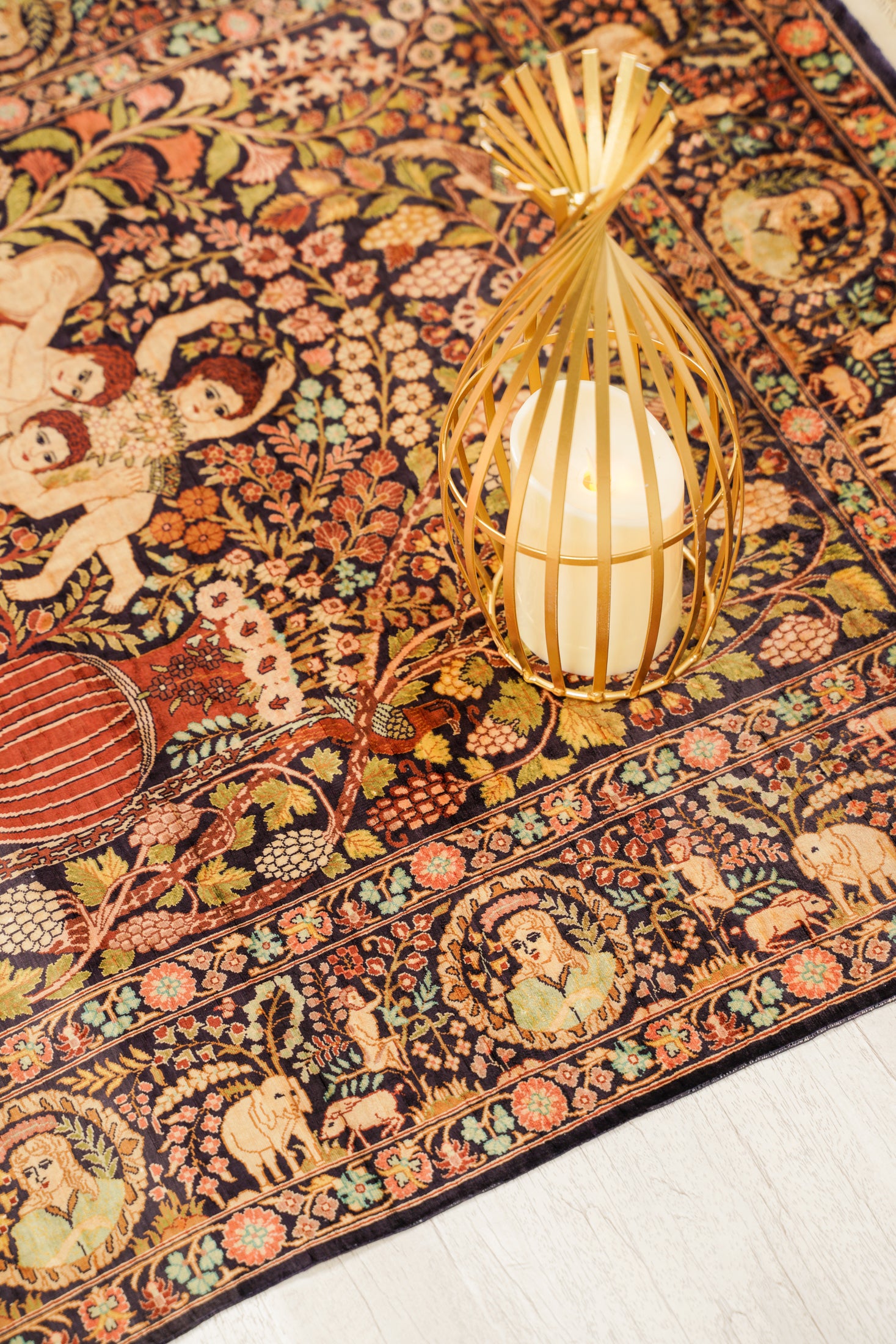 Raphael Silk Pictorial Rug 4' x 2'6"