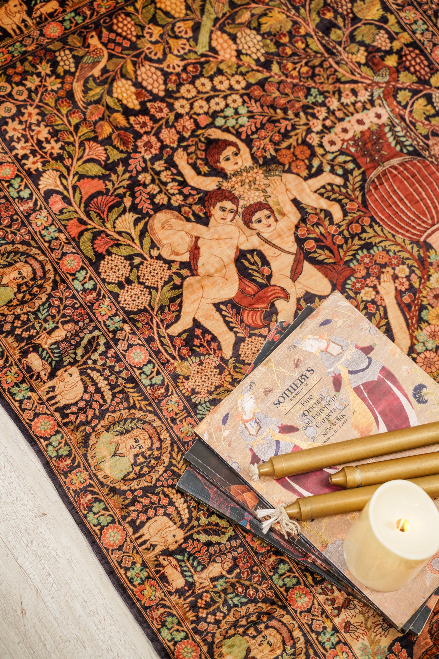 Raphael Silk Pictorial Rug 4' x 2'6"