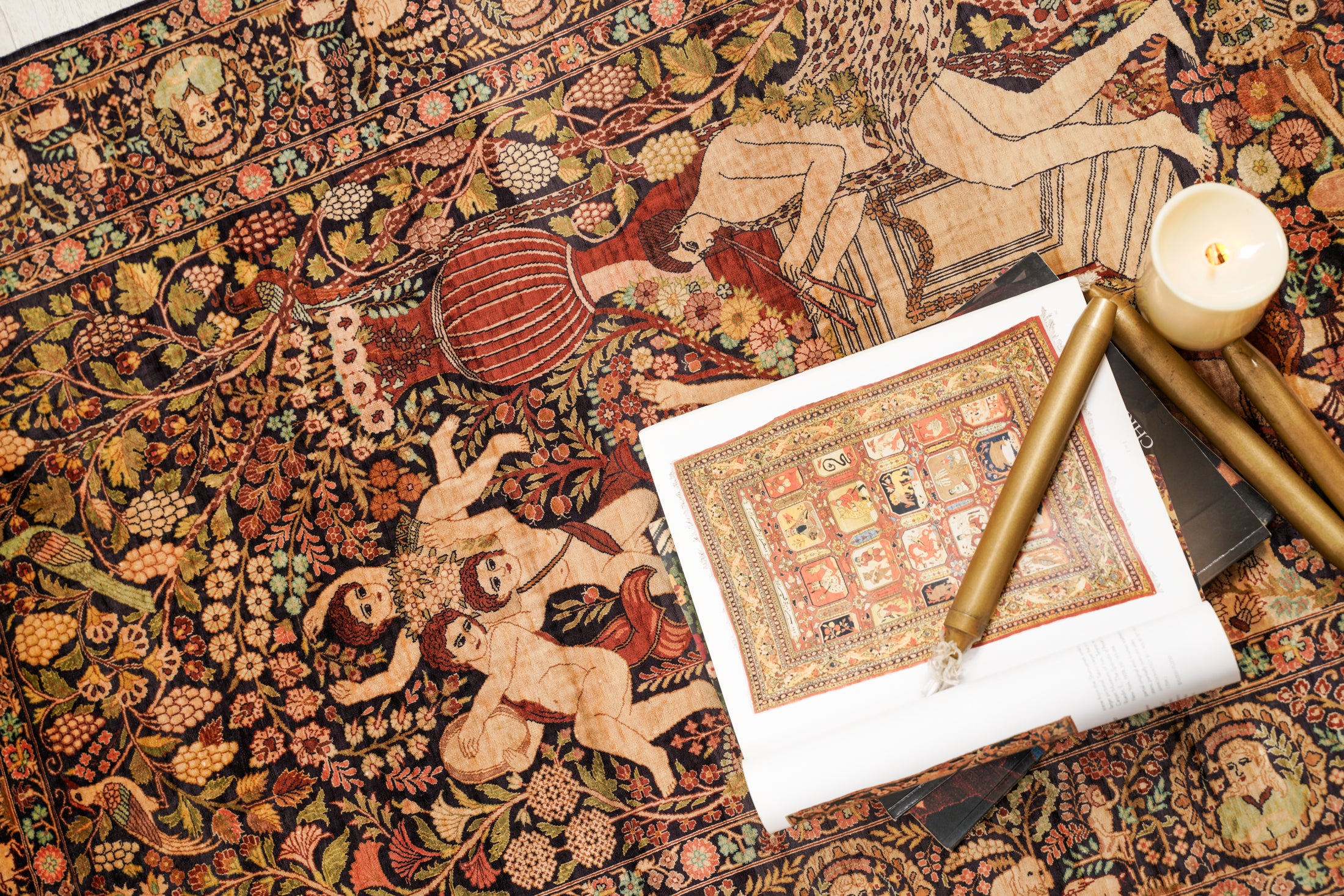 Raphael Silk Pictorial Rug 4' x 2'6"