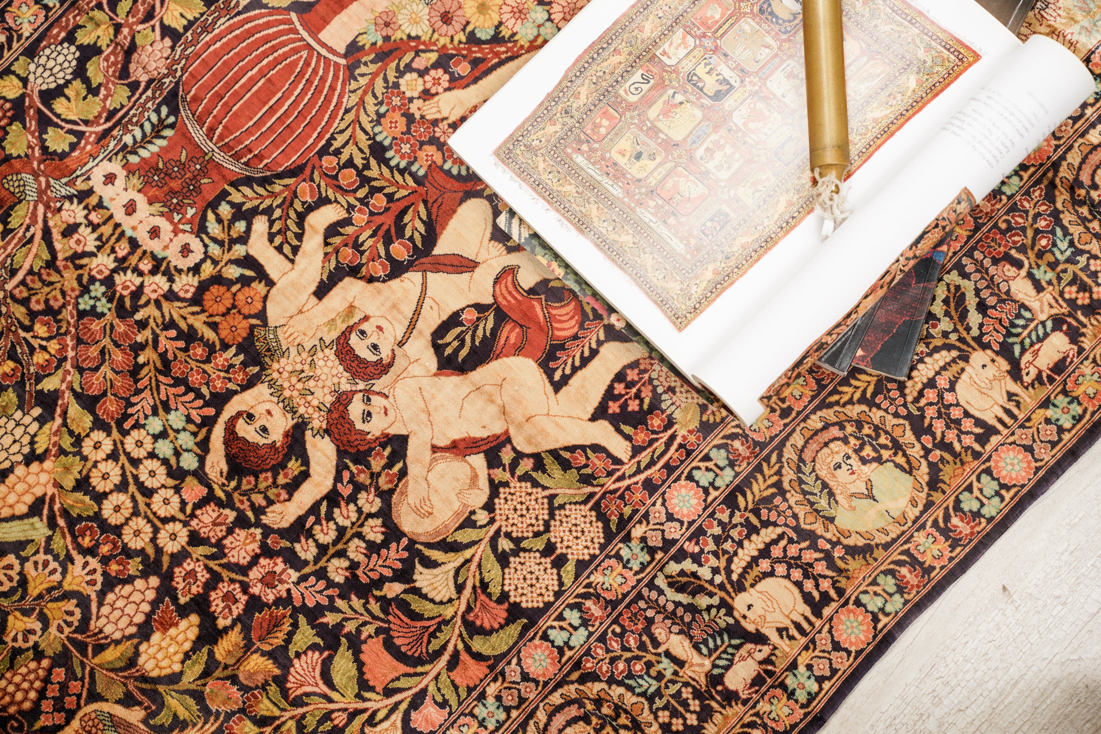 Raphael Silk Pictorial Rug 4' x 2'6"