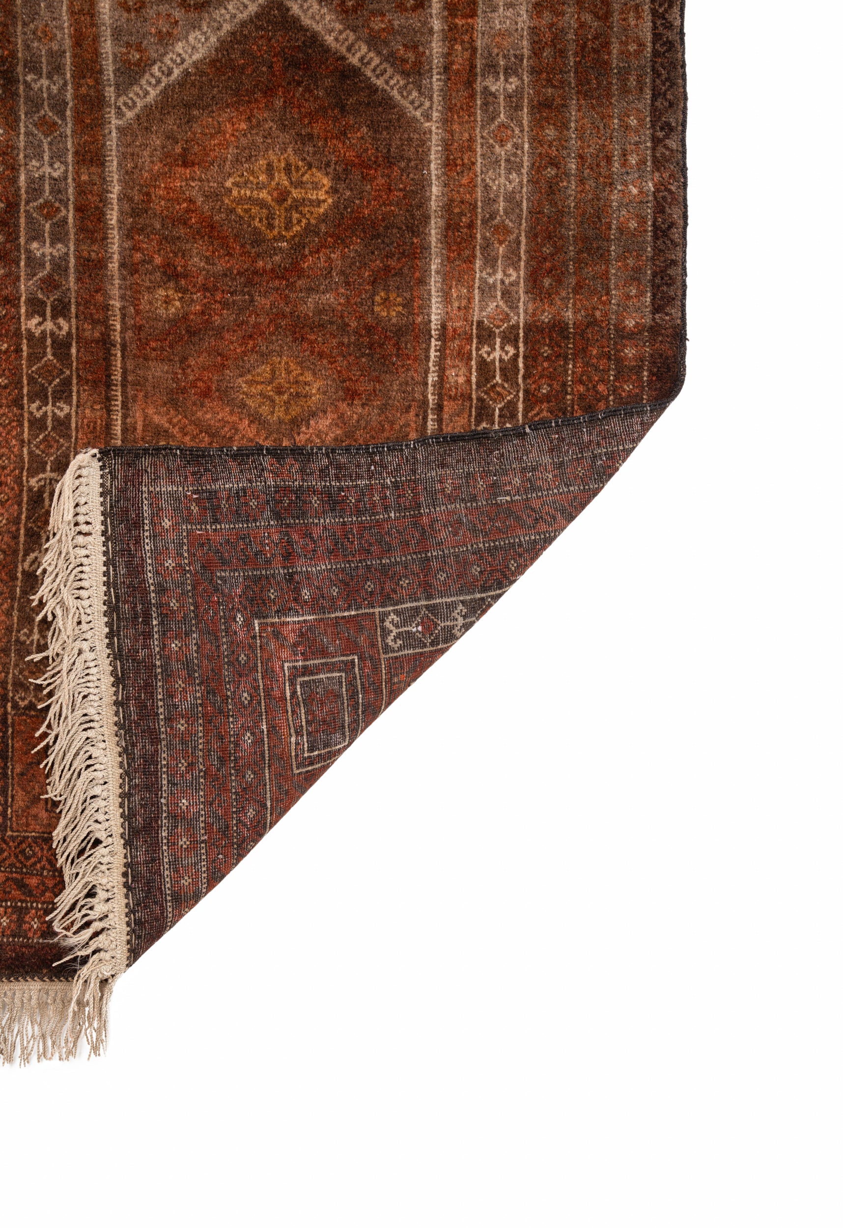 Vintage Baloch Rug 4'7" x 2'10"