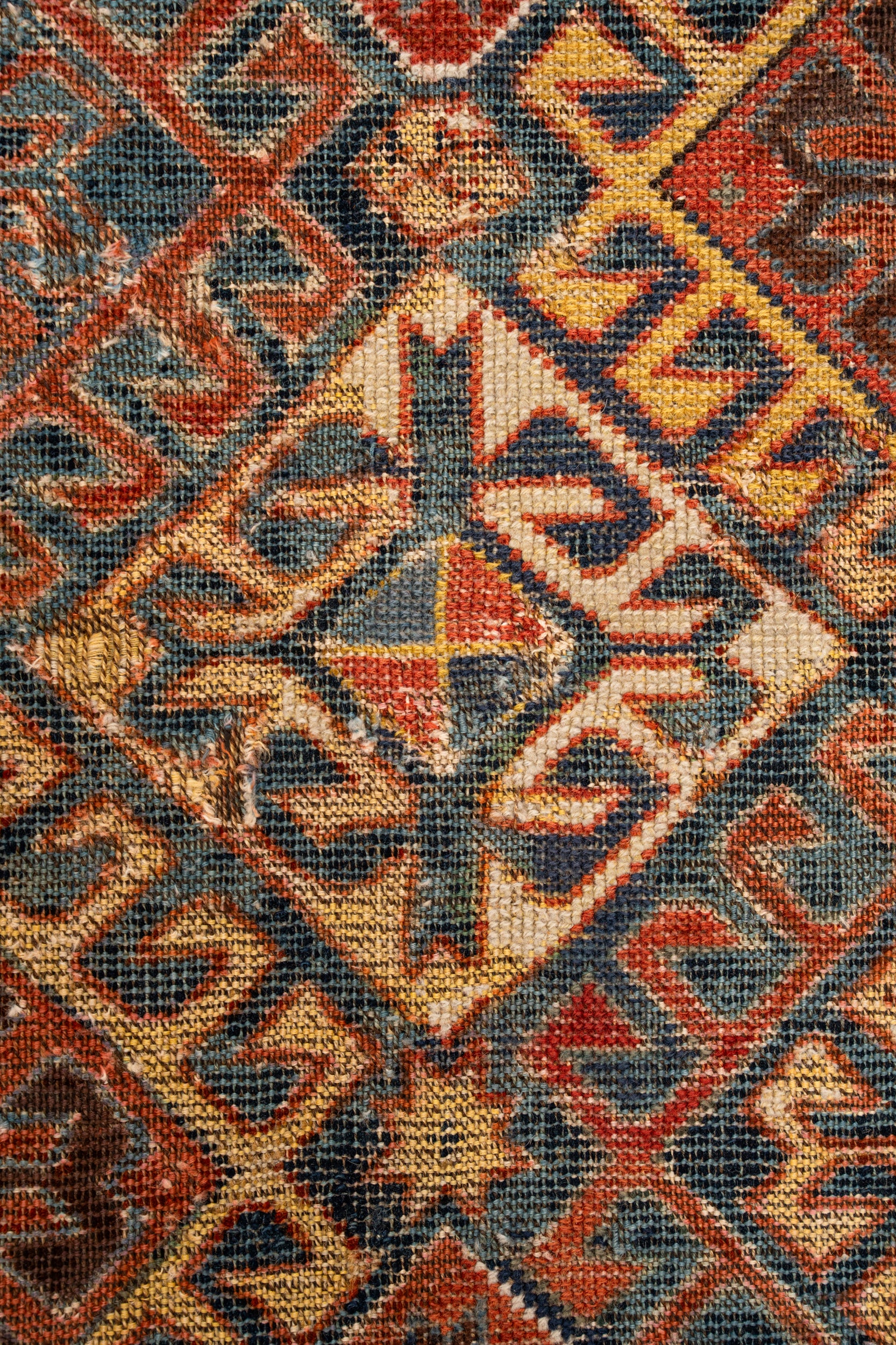 Antique Caucasian Shirvan Rug 4'2" x 3'