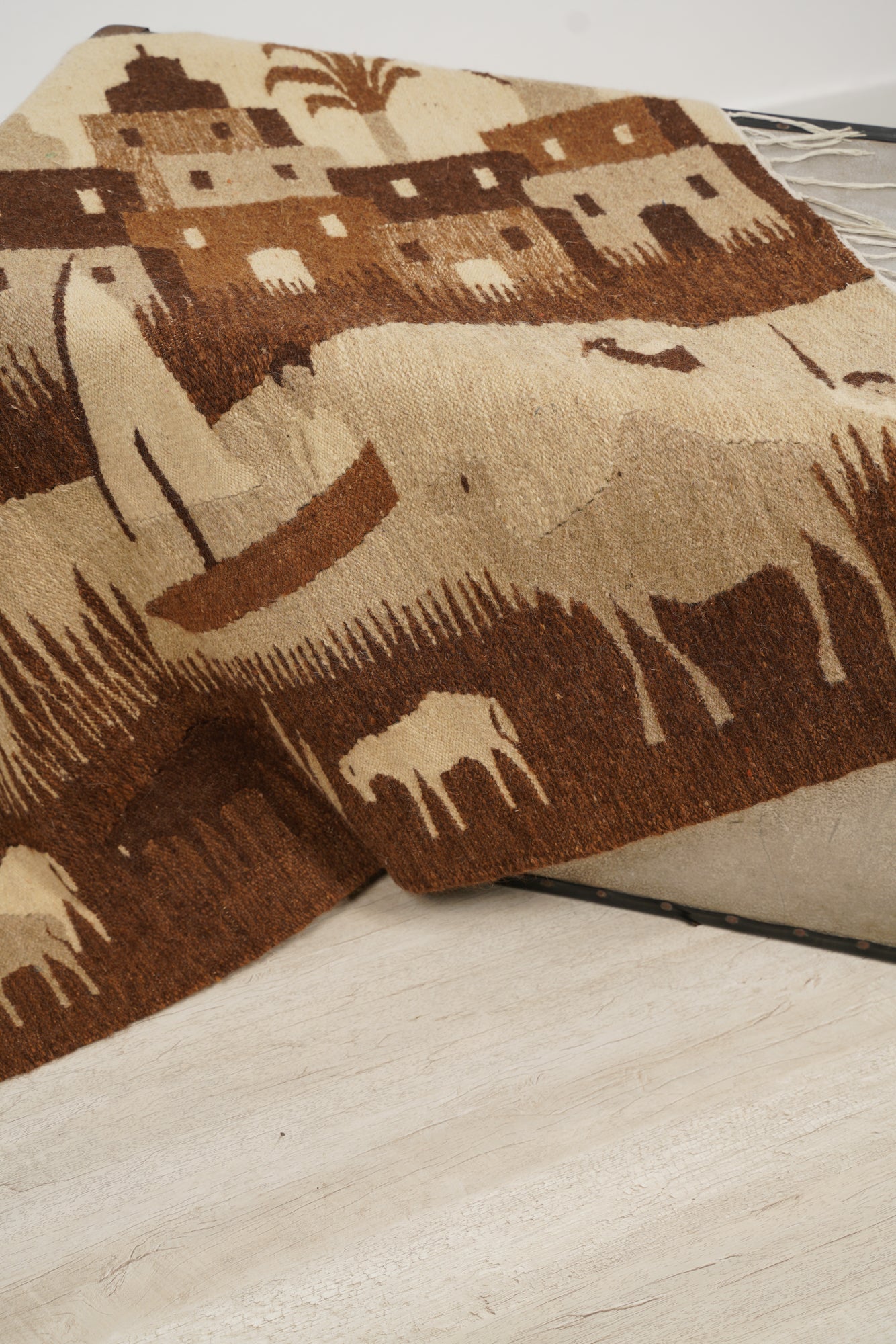 Vintage Egyptian Kilim 4'9" x 3'3"