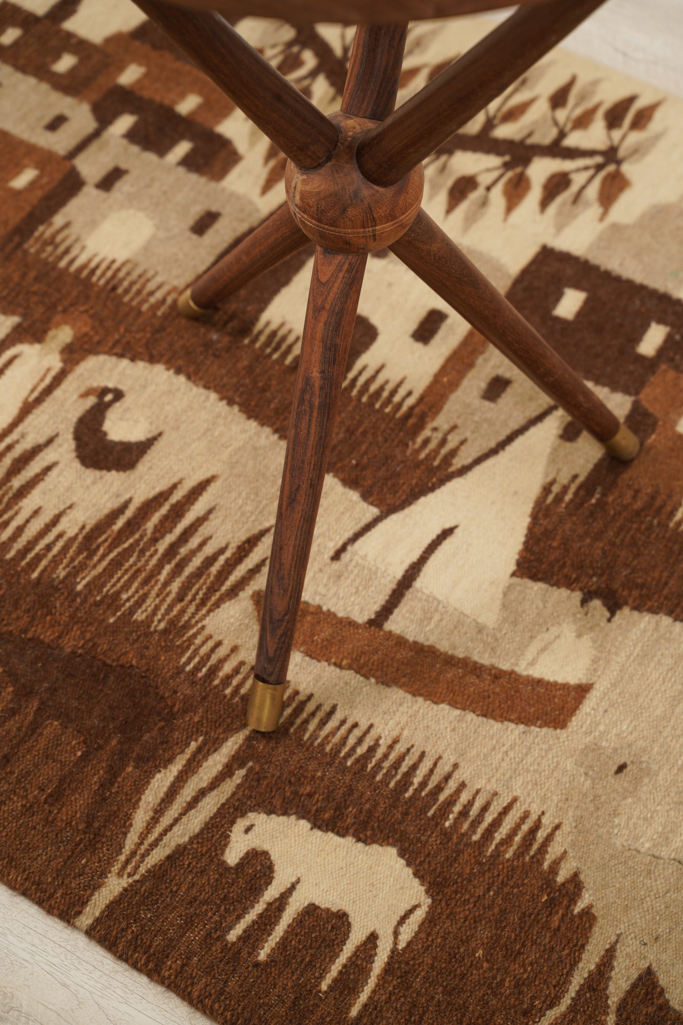 Vintage Egyptian Kilim 4'9" x 3'3"