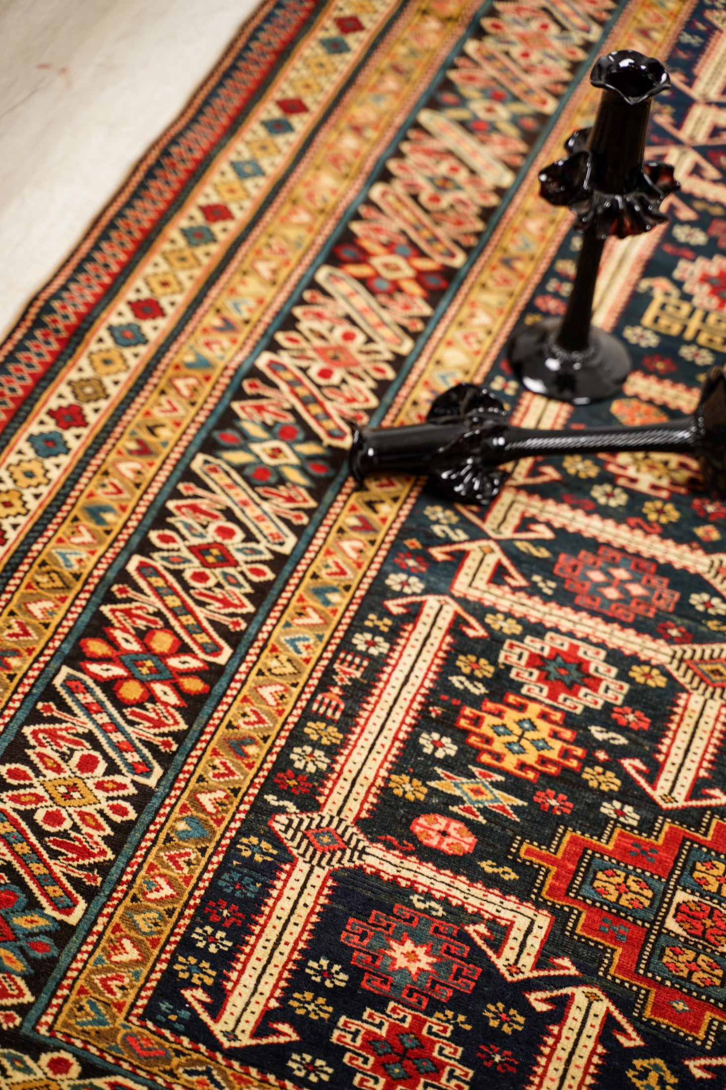 Antique Caucasian Shirvan Chichi Rug 5'9" x 4'