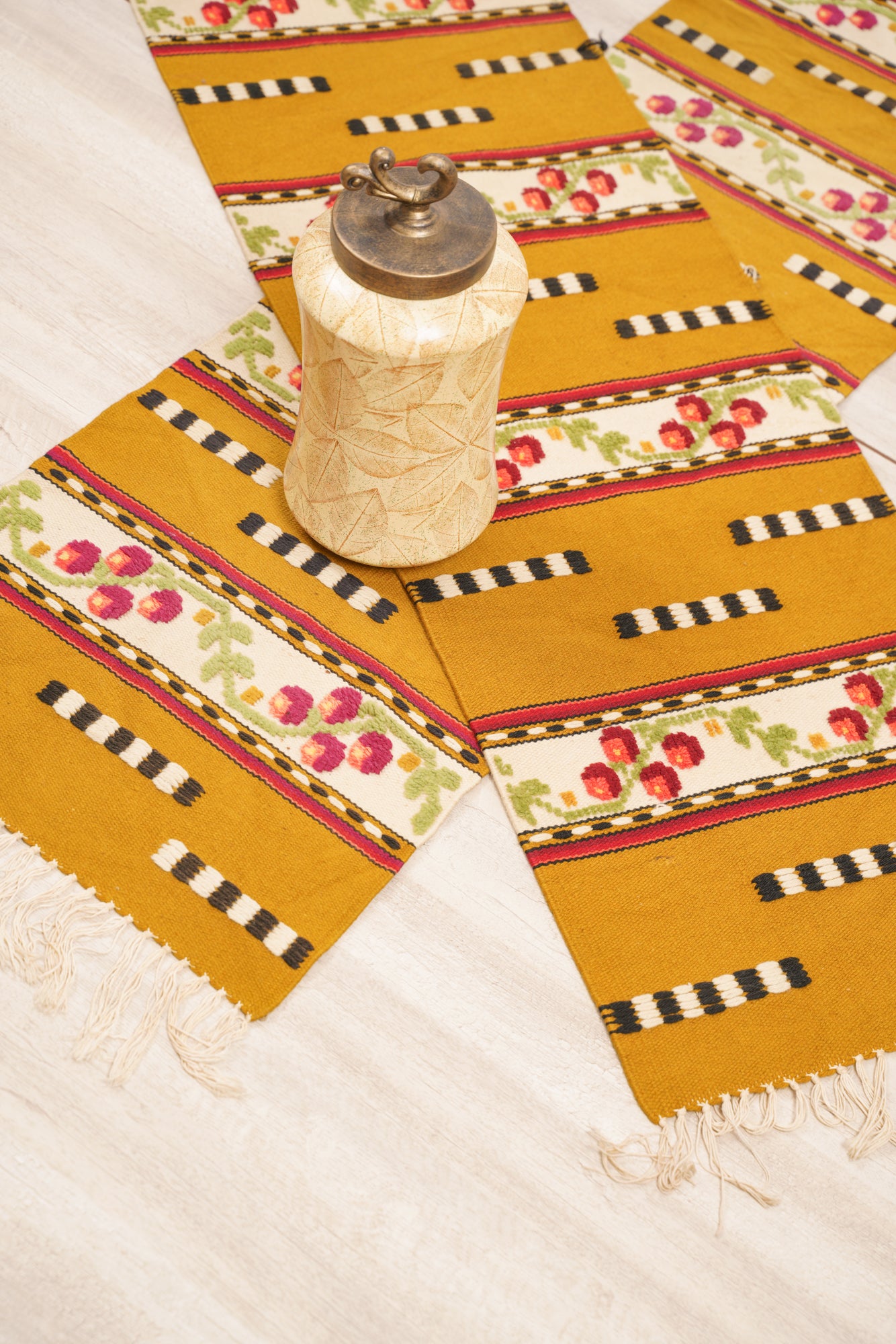Vintage Polish Torontal Kilim (Pair) 5'5" x 1'8"