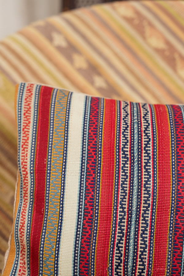 Vintage Caucasian Jajim Cushion 1'4" x 1'4"