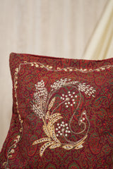 Vintage West Asian Embroidered cushion pair 1'5" x 1'4"