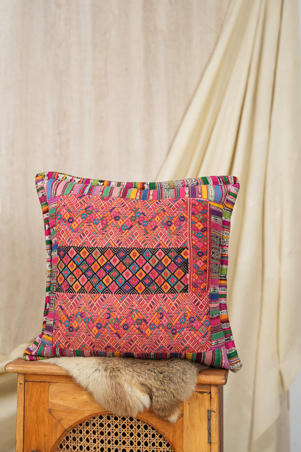 Vintage Guatemalan Cushion 1'6" x 1'6"