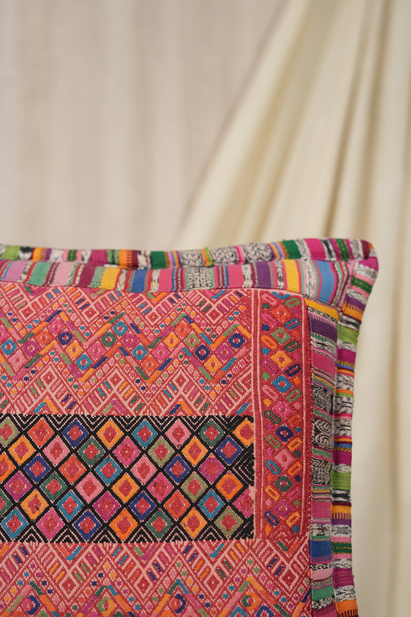 Vintage Guatemalan Cushion 1'6" x 1'6"