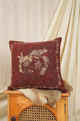 Vintage West Asian Embroidered cushion pair 1'5" x 1'4"