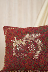 Vintage West Asian Embroidered cushion pair 1'5" x 1'4"