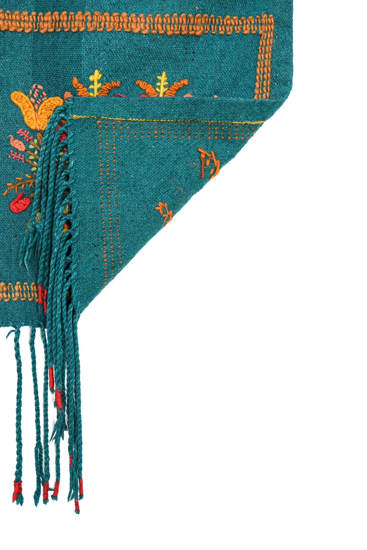 Vintage European Floral embroidery 5'10" x 2'