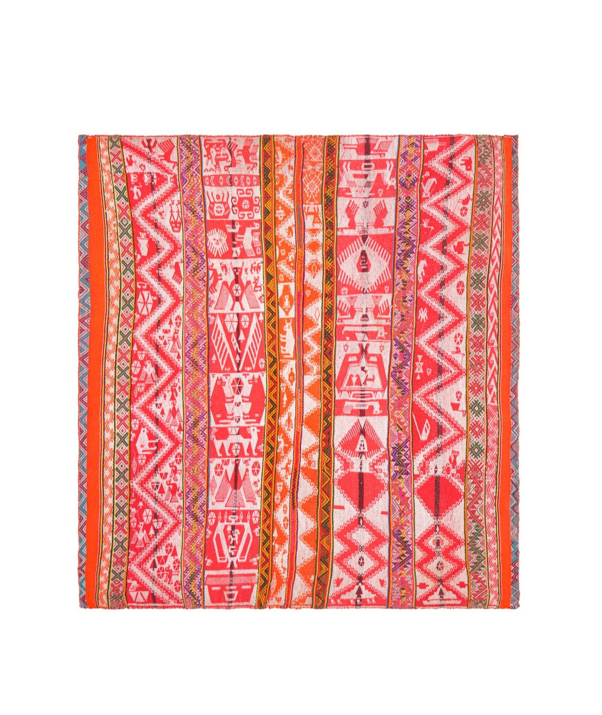 Vintage Aymara Bolivian Textile 3'8" x 3'6"