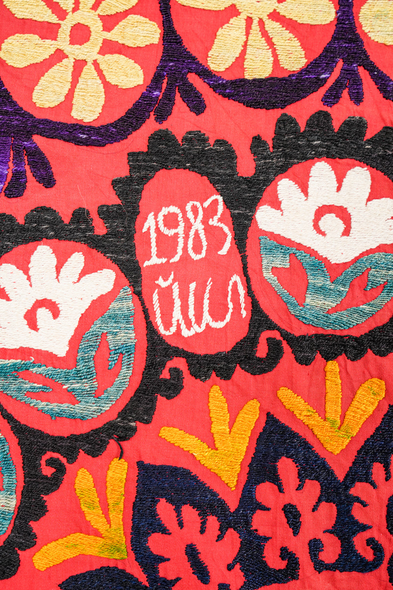 Antique Suzani Textile 5'10" x 5'
