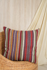 vintage caucasian jajim cushion 2' x 2'