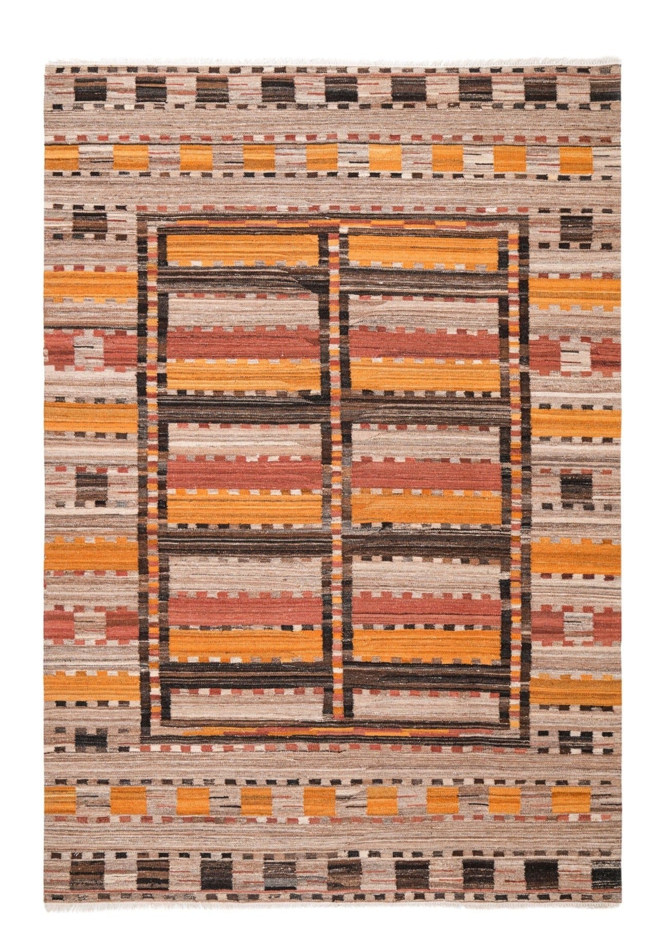 modern Swedish Design Kilim 9'8" x 6'6"