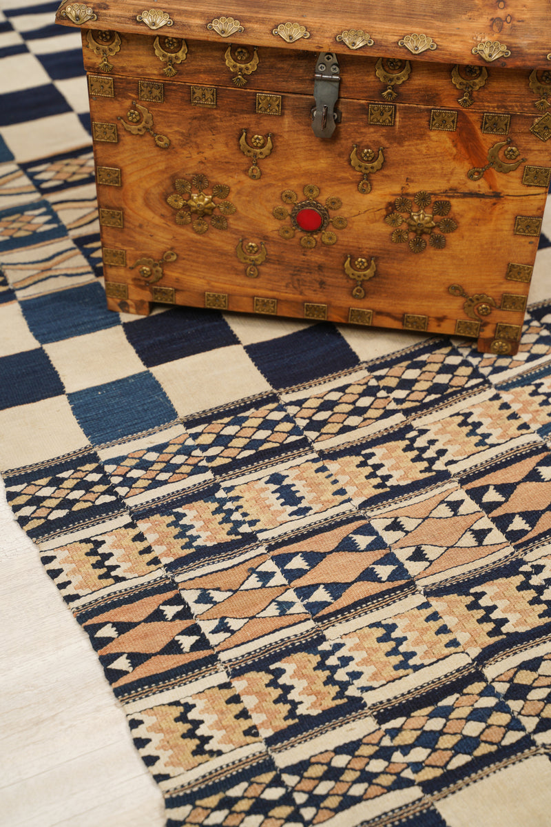Antique Malian tribal textile 6' X 2'6" arkilla jenngo