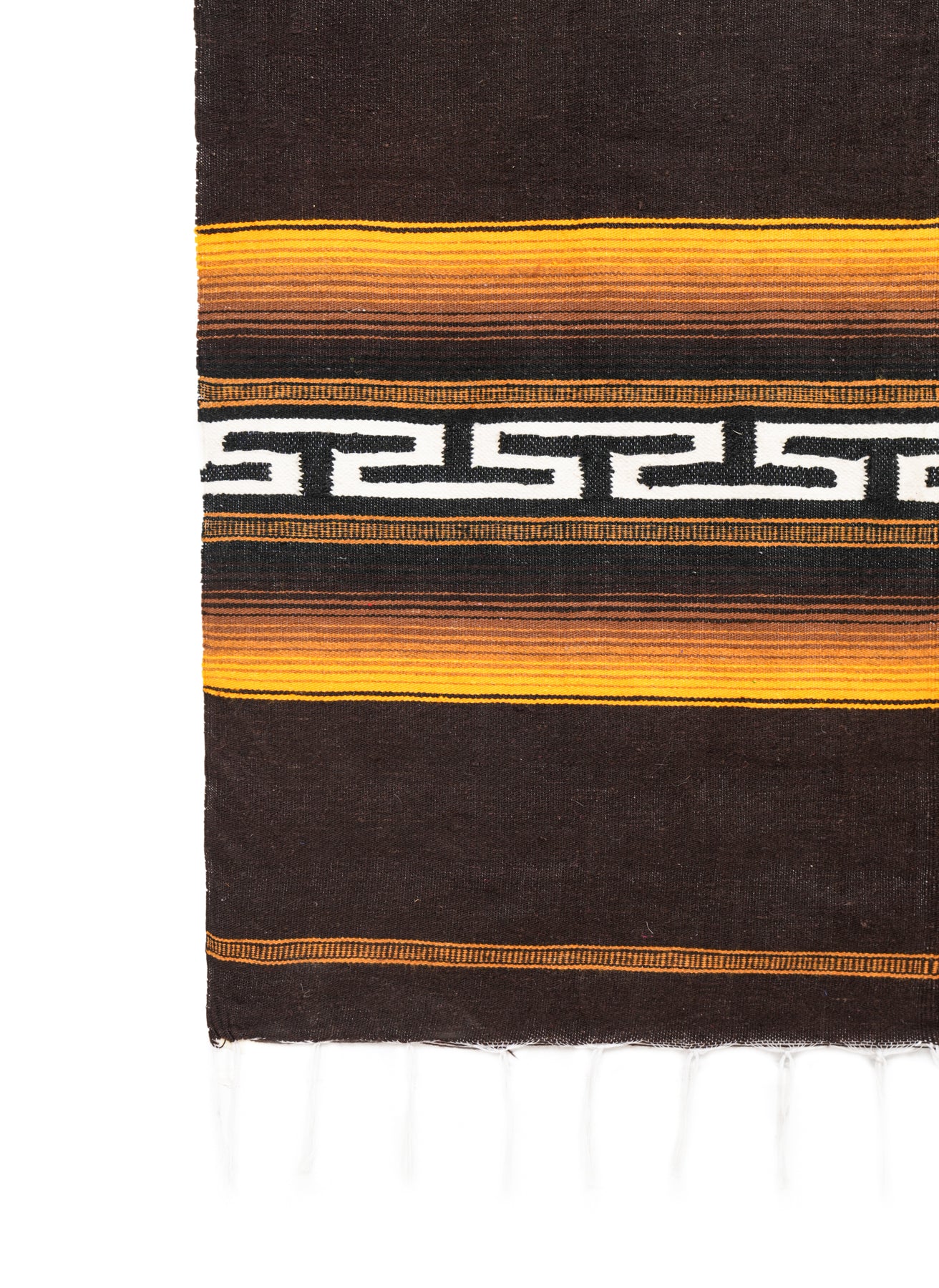 Vintage Mexican Serape Saltillo Kilim 6'6" x 3'