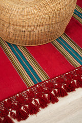 Vintage Macedonian Wool textile 6'9" x 5'