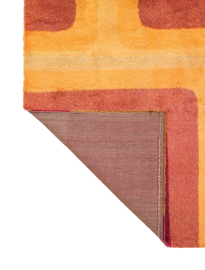 Vintage Retro Scandinavian Rug 7'1" X 5'5"