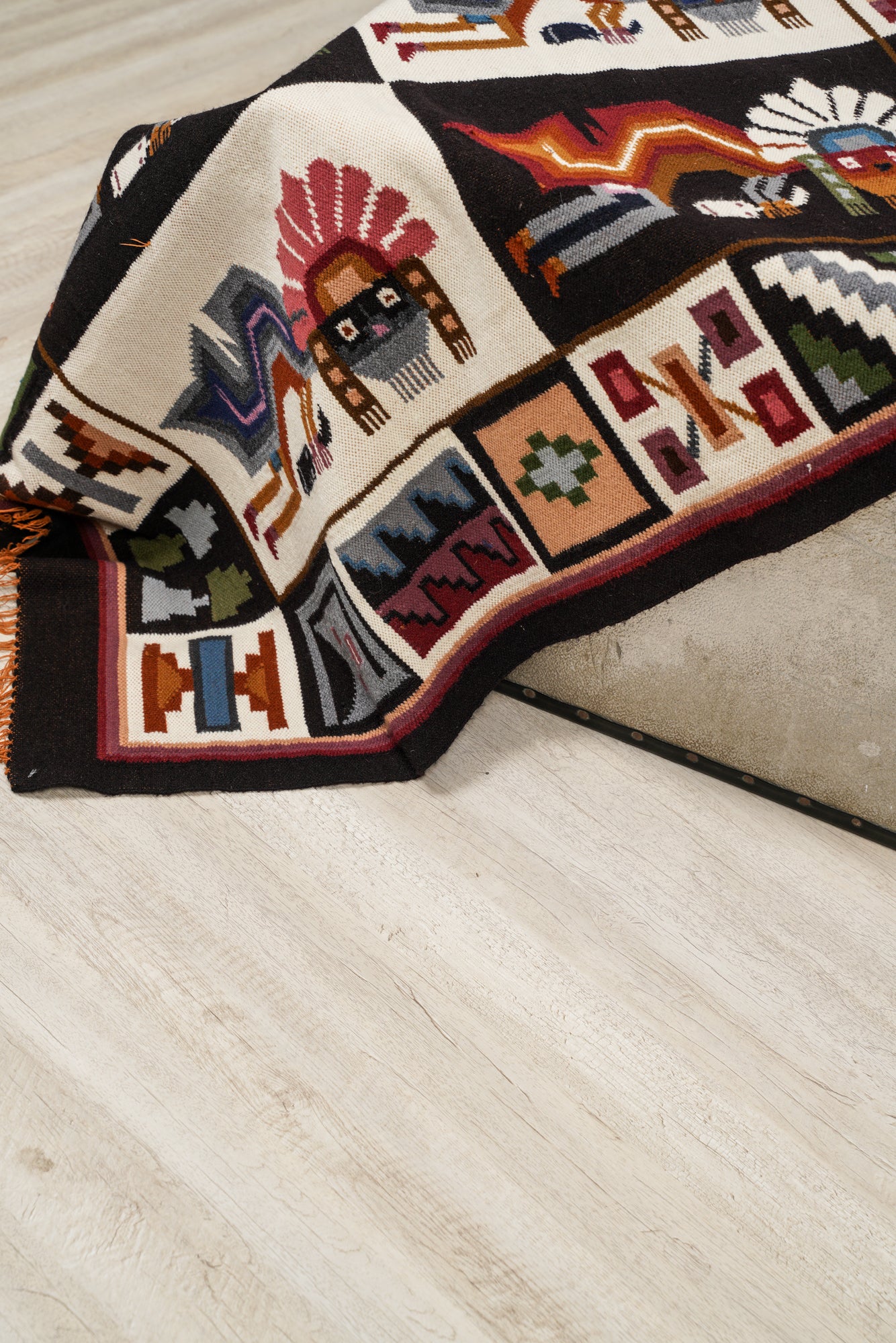 Vintage Peruvian Kilim 4'6" x 3'2"