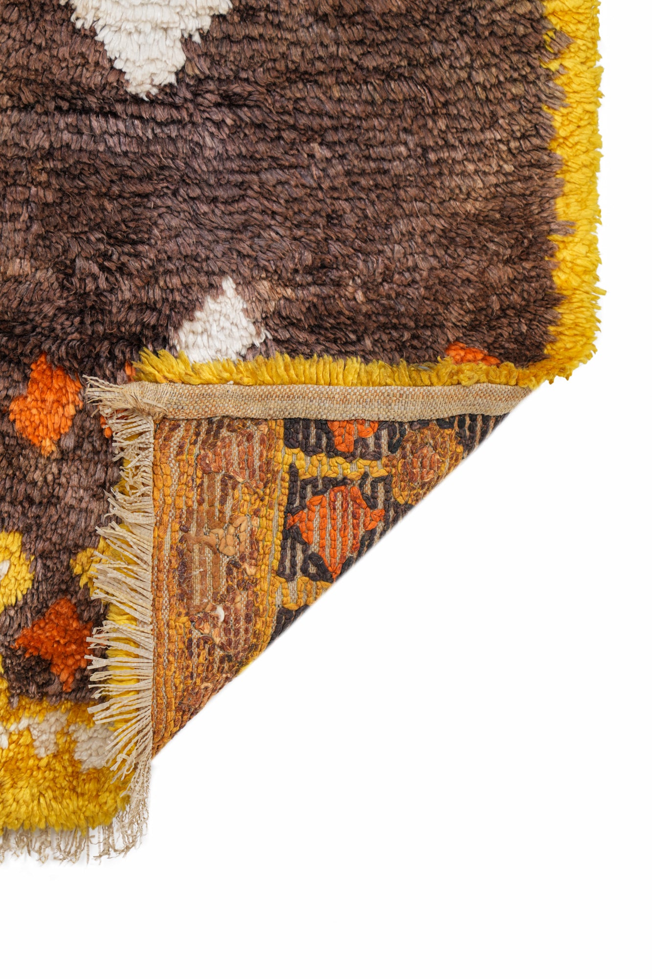 Vintage Scandinavian Rya Rug 5' x 1'9"