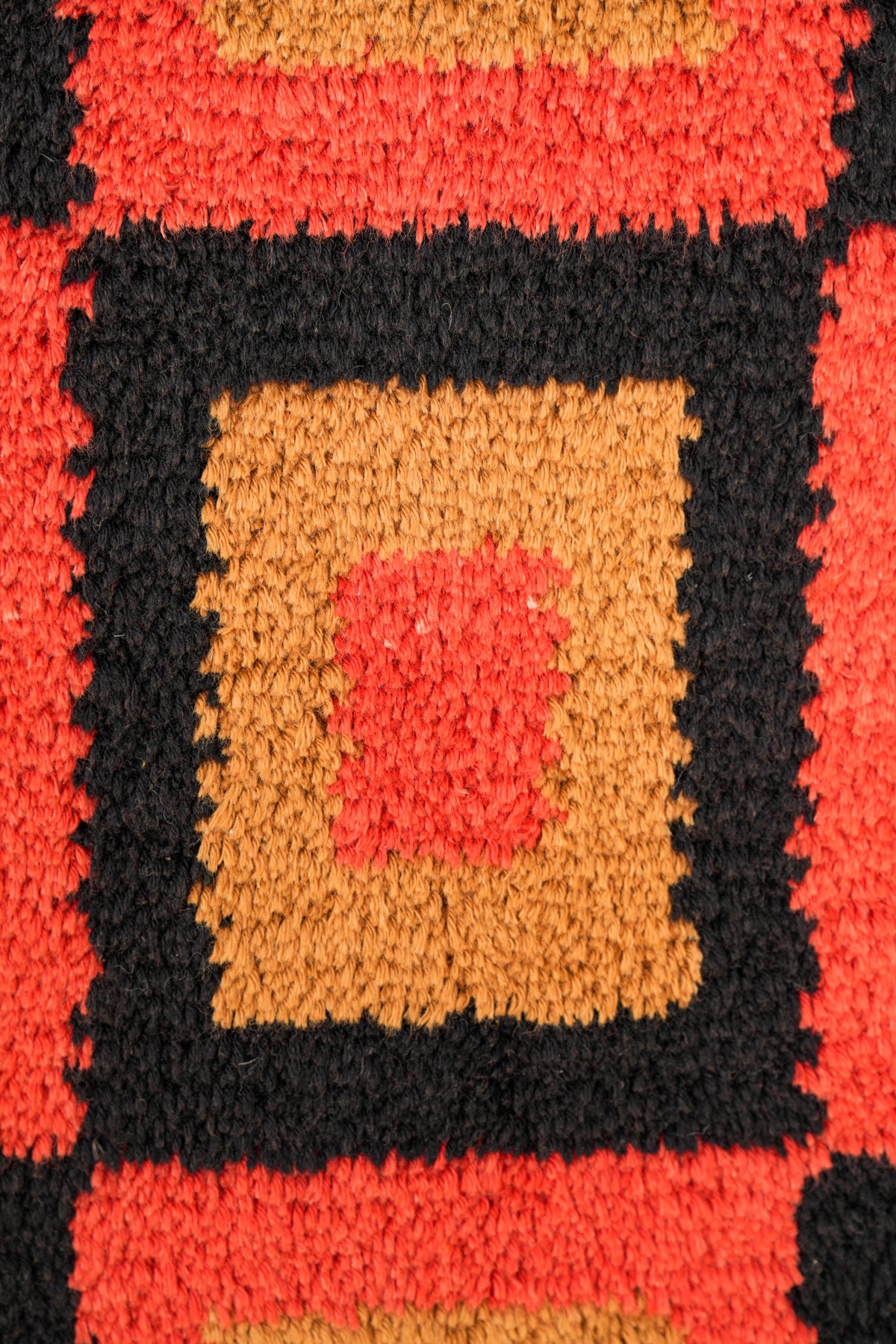 Vintage Scandinavian Rya Rug 4' x 2'5"
