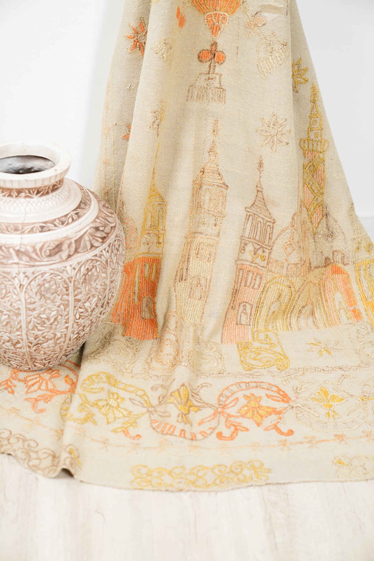 Antique Greek Tapestry Textile 8'3" x 4'3"