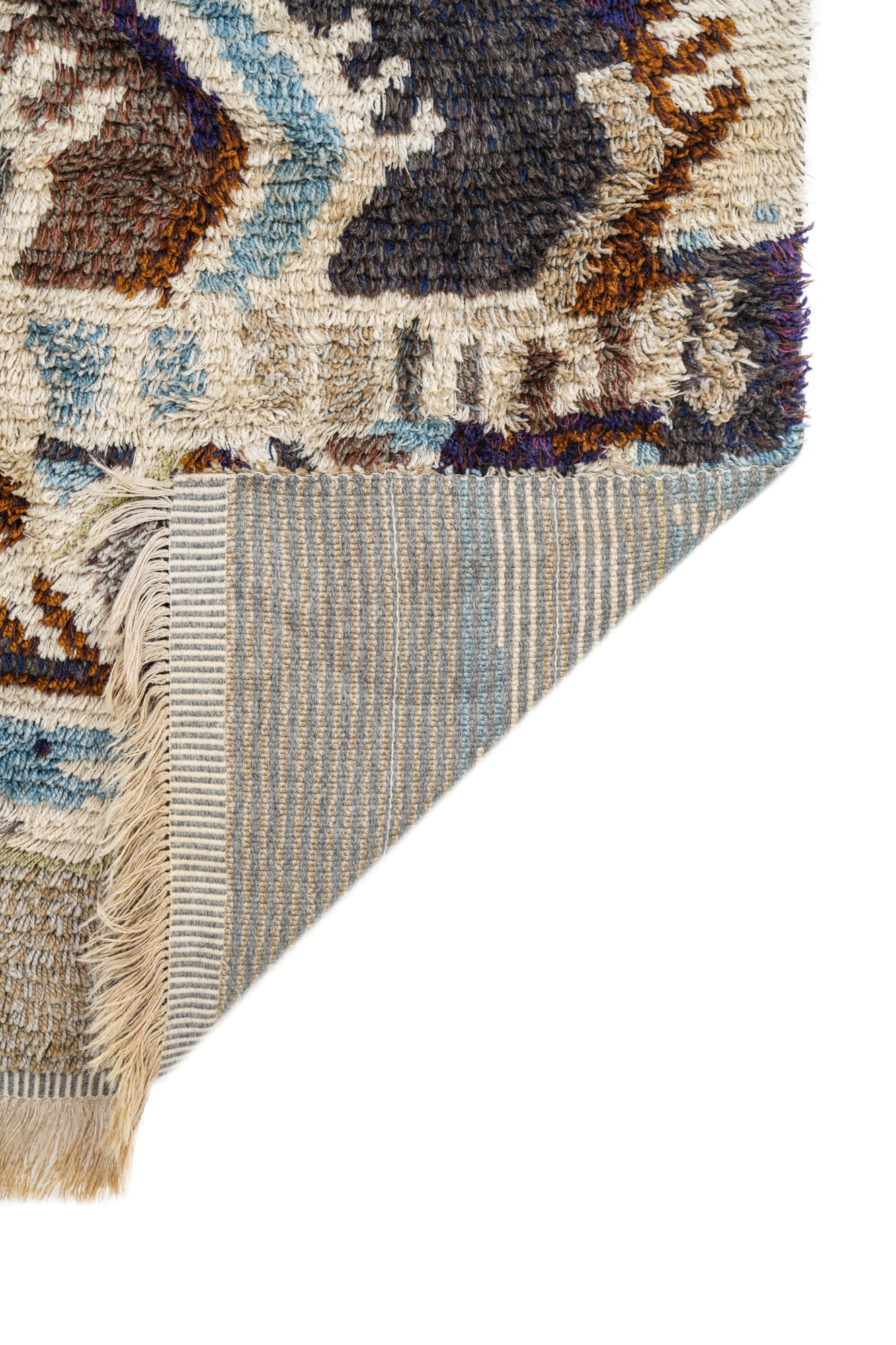 VINTAGE SCANDINAVIAN RYA RUG 4'10" x 2'6"