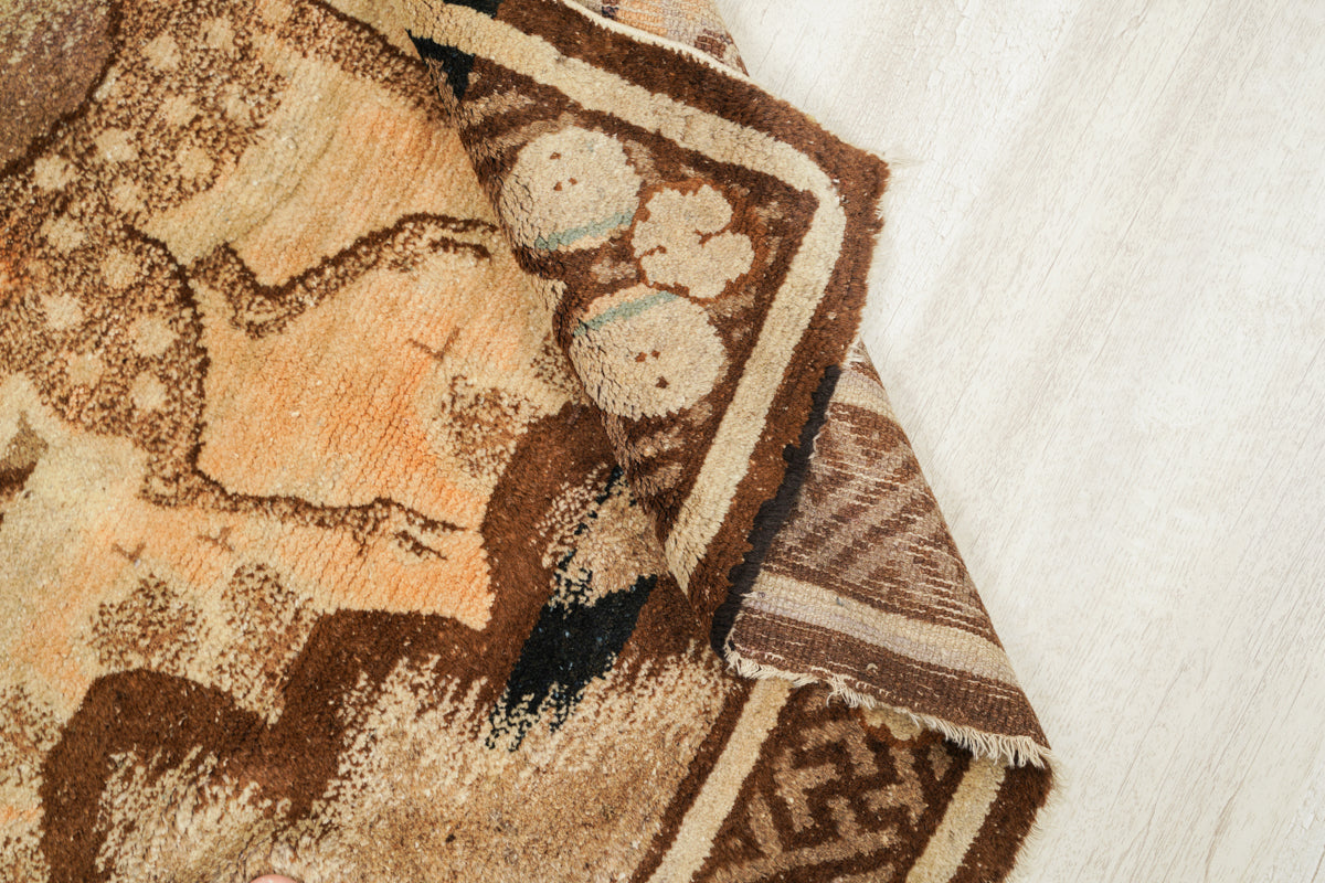 Antique Pao Tao Mongolian Rug 5'4" x 3'