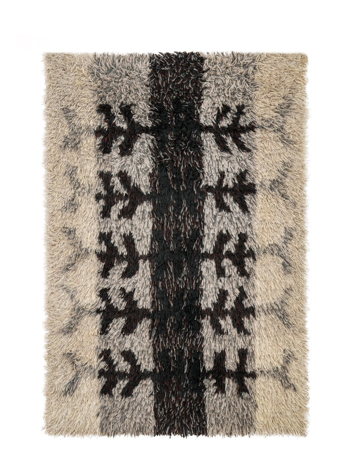 Vintage Scandinavian Rya Rug 3'10" x 2'9"