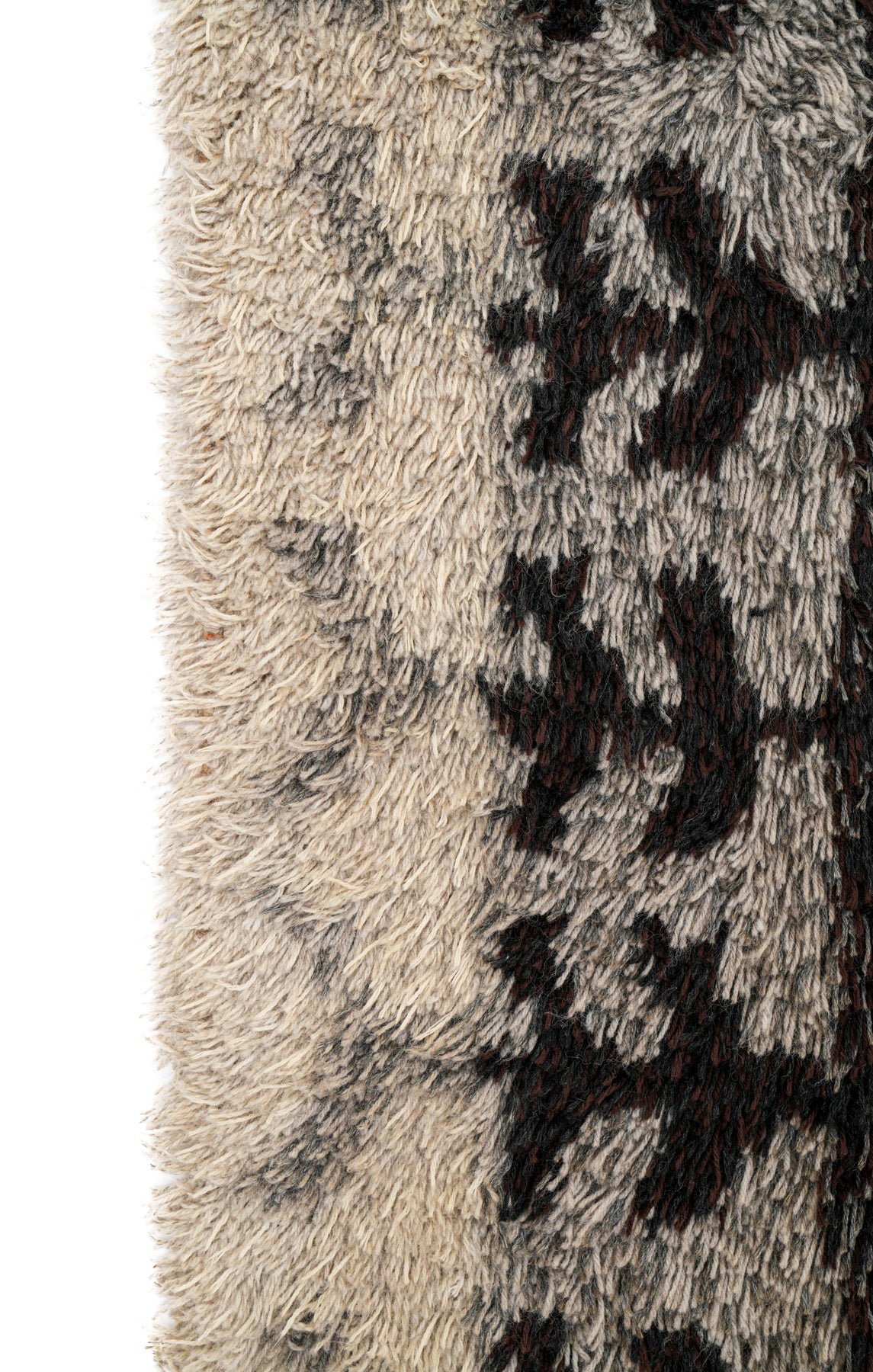 Vintage Scandinavian Rya Rug 3'10" x 2'9"