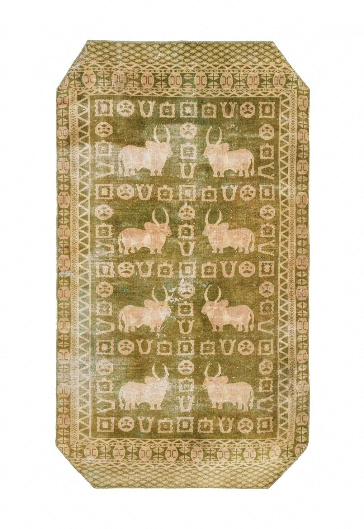 Vintage Lahore Rug 6'2" x 4'