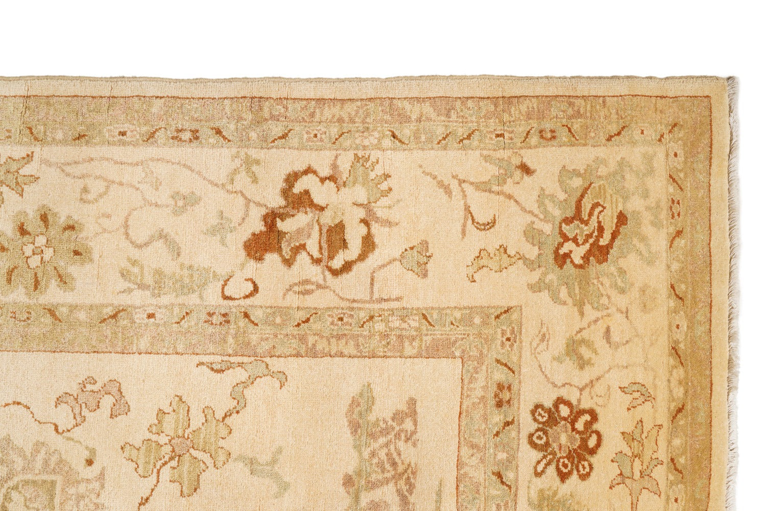 Vintage Turkish Ziegler Design Rug 13'7