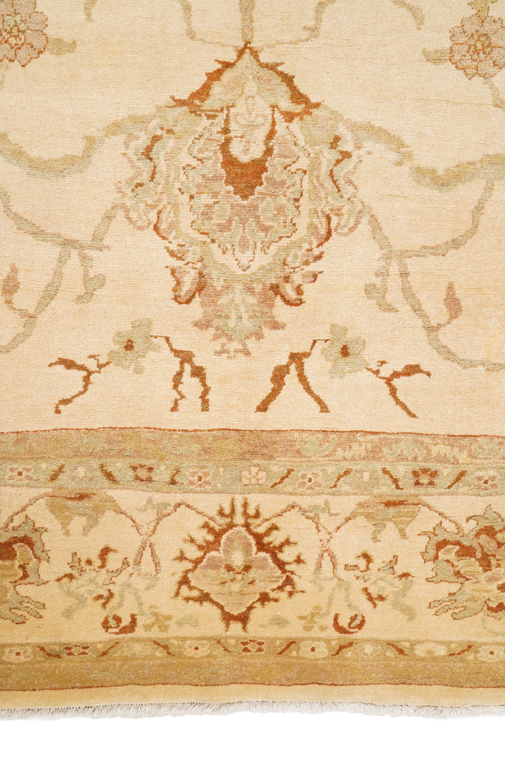 Vintage Turkish Ziegler Design Rug 13'7