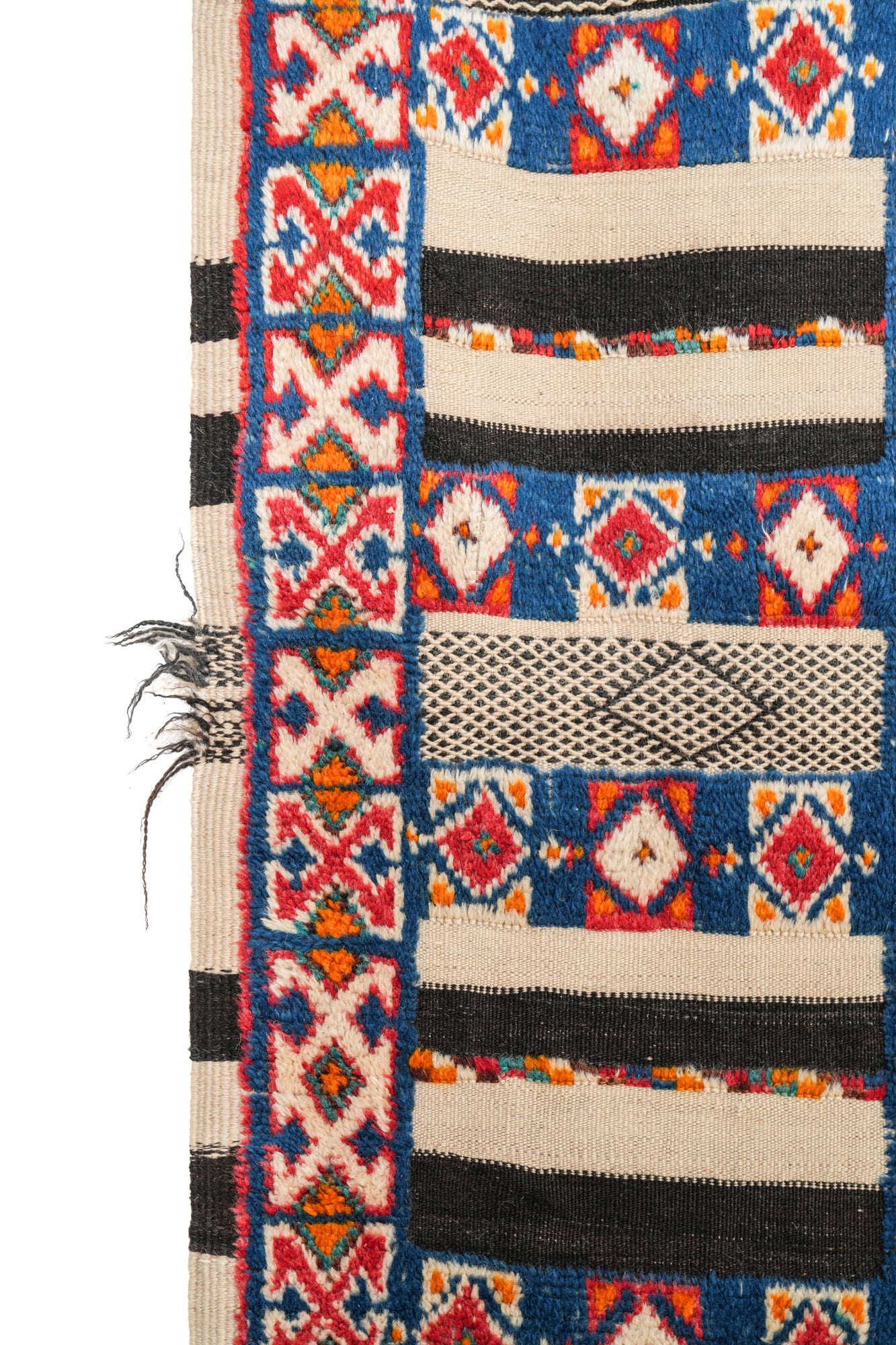 VINTAGE MOROCCAN BERBER RUG 6'6" x 2'10" (Ait Ouaouzguite)