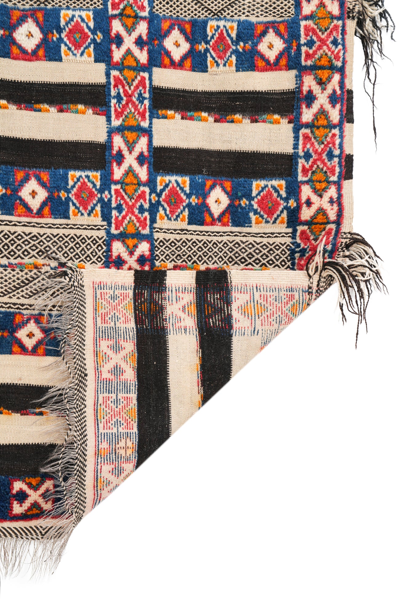 VINTAGE MOROCCAN BERBER RUG 6'6" x 2'10" (Ait Ouaouzguite)