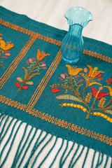 Vintage European Floral embroidery 5'10" x 2'