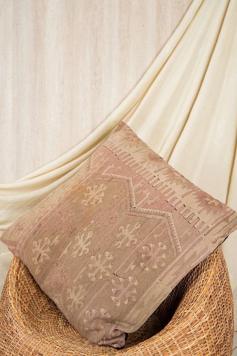 Vintage Turkish Kilim Cushion 2'3" x 2'4"