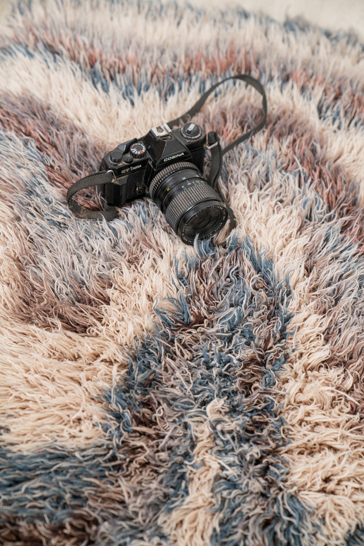 Vintage Scandinavian Rya Rug 3'9" x 2'4"