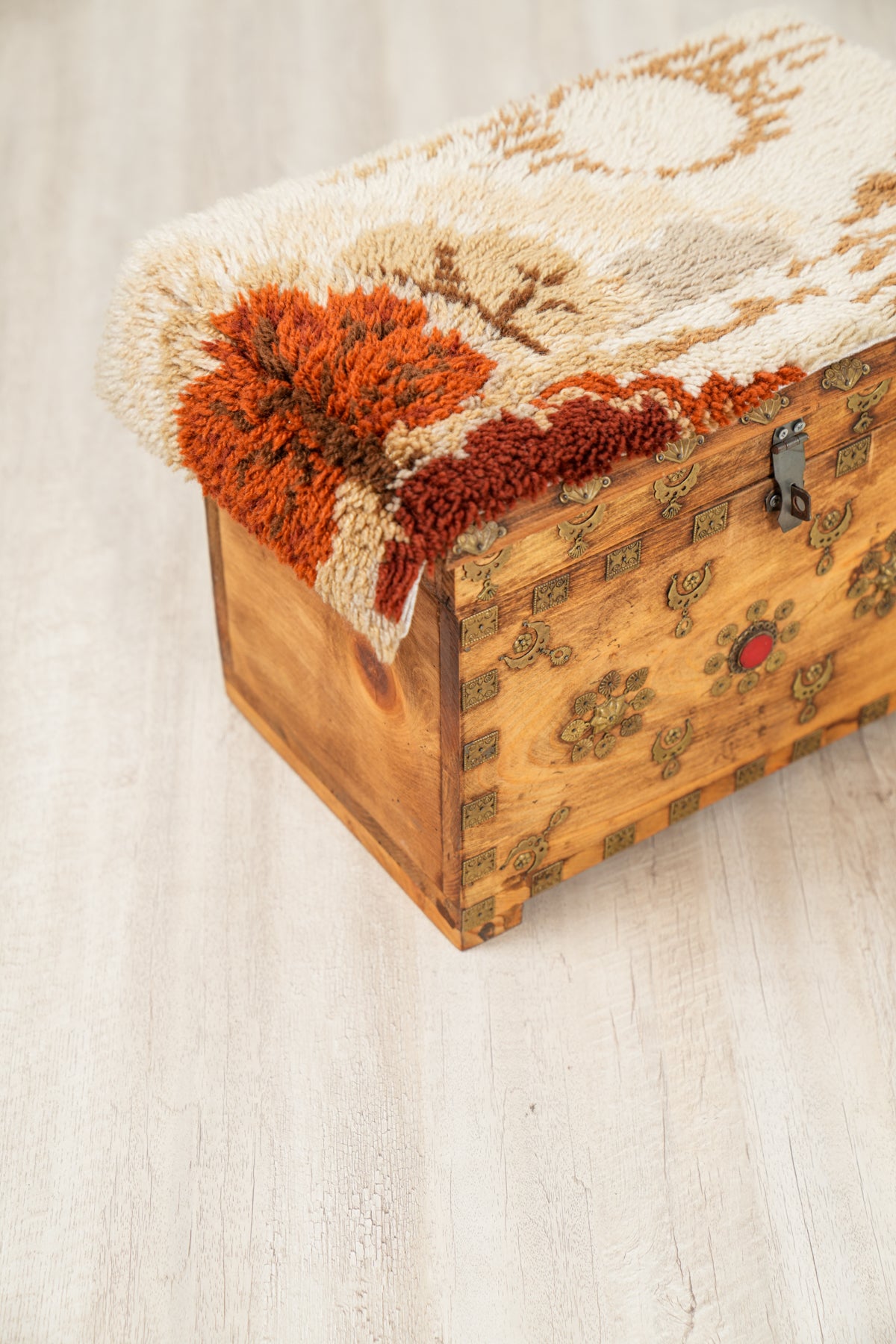 Vintage Scandinavian Rya Rug 2' x 1'